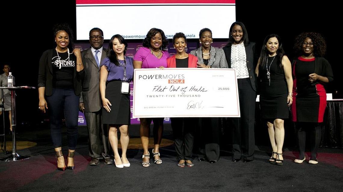 Miami Beach entrepreneur Dawn Dickson, CEO of Flat Out of Heels, won a PowerMoves pitch competition in New Orleans earlier this year.