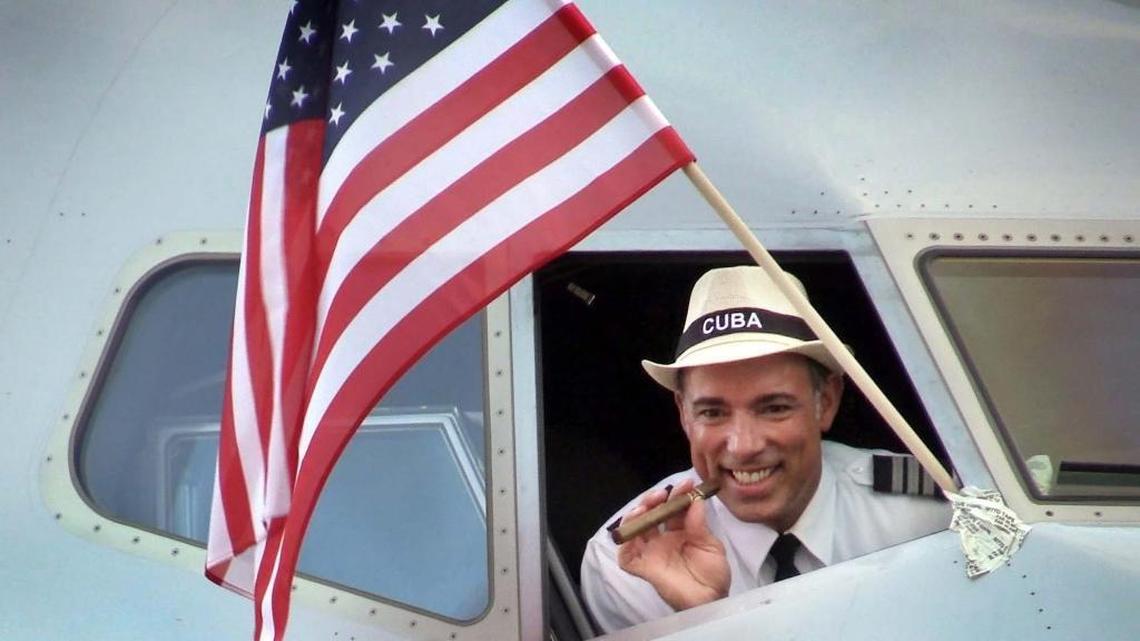 Regularly scheduled service to Havana from the U.S. kicked off in November 2016. A member of American Airlines’ flight crew on the inaugural trip is shown here.