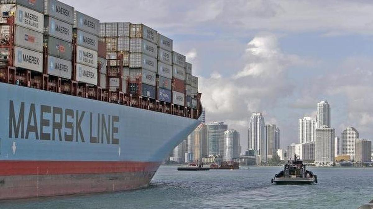A Maersk line ship arrives in PortMiami in 2015. South Florida CEOs were asked: PortMiami was dredged three years ago at a cost of $205 million to accommodate mega ships. Now PortMiami, which had a record year in terms of cargo and passengers, wants to enlarge the port even more. Where do you stand?