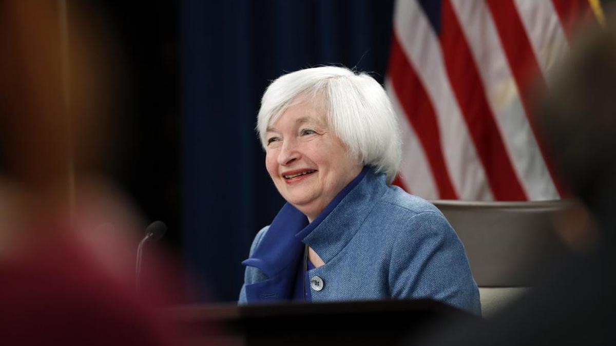 Federal Reserve Board Chair Janet Yellen, at a news conference on Dec. 14, will hold an unprecedented internet town hall for teachers on Thursday.