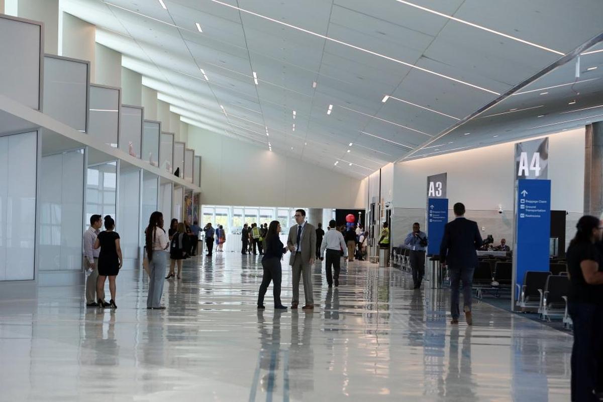 Southwest Airline's new five-gate, international terminal at Fort Lauderdale-Hollywood International Airport was open for a sneak peak Thursday, June 1, 2017. The addition is part of a larger construction plan for the airport that will bring renovations to each terminal. The new Southwest Concourse A will allow the airport, which has traditionally catered to domestic visitors, to accommodate more international travel.