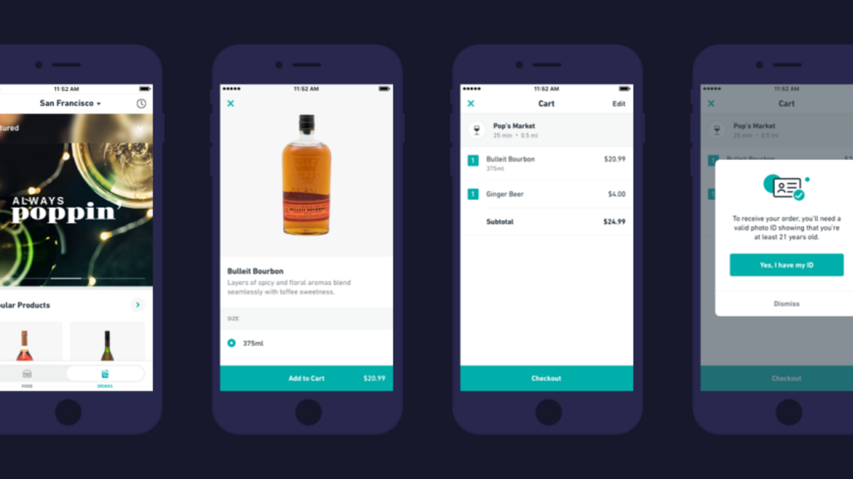 Postmates’ DRINK service is launching in the Miami area on Thursday.