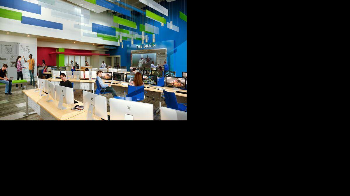 
The Miami Animation & Gaming International Complex, or MAGIC, will contain open lab space for students. The center is planned for Miami Dade College’s Wolfson campus.
