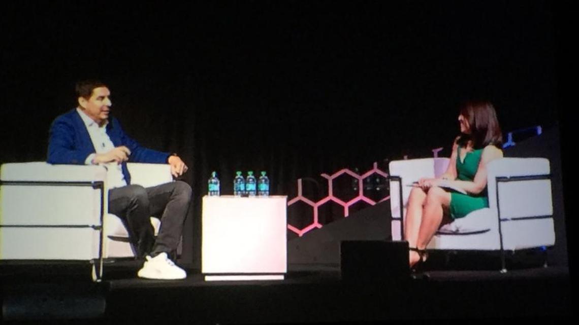 CNBC’s Melissa Lee interviews Sprint CEO Marcelo Claure at the eMerge Americas conference.
