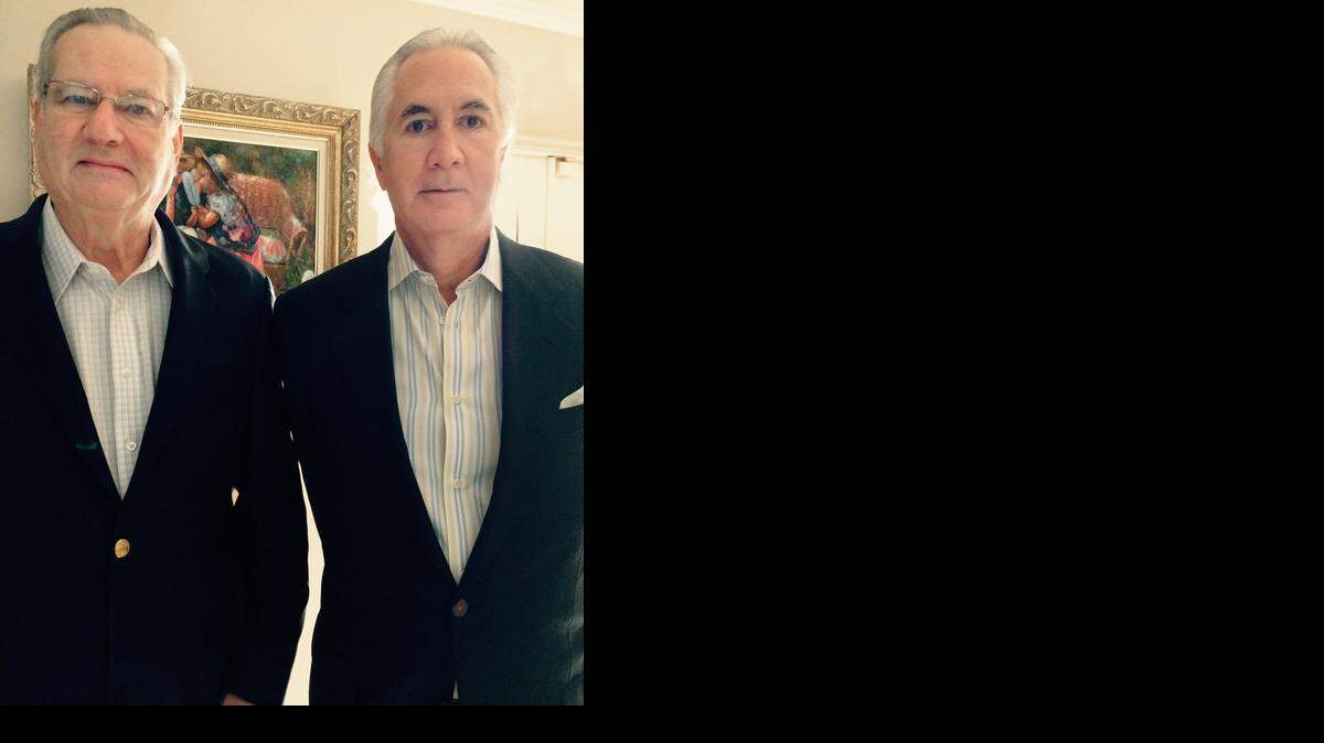 
Frank Bango, left, and Sergio Masvidal, right, lead the investment group that purchased funeral homes and cemeteries in Miami.



