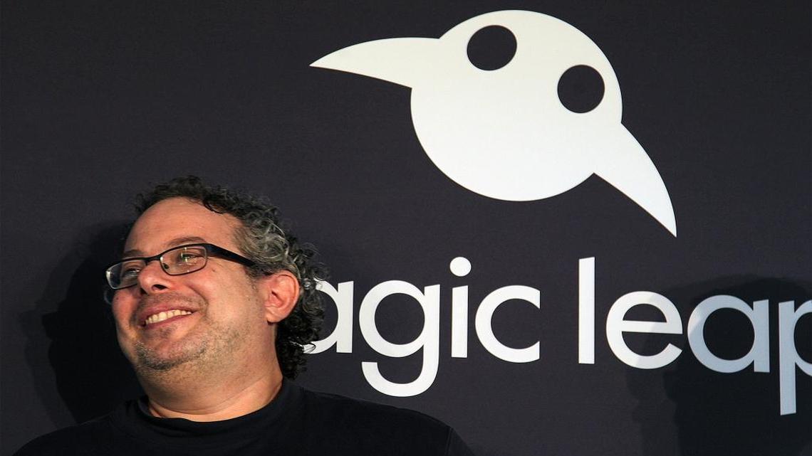 
CEO of Magic Leap Rony Abovitz stands in back as opening remarks are made during Magic Leap's groundbreaking event. Magic Leap celebrated the groundbreaking of Magic Leap's new 260,000 square foot facility in Plantation, which will be home to many high-tech jobs.
