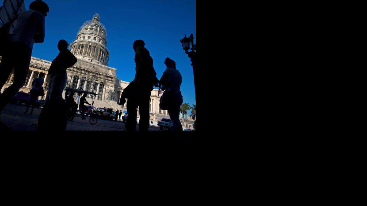 
The scene outside the Capitolio in Havana on Dec. 18, a day after the Obama administration and the communist government of Raul Castro announced moves to try to normalize relations.


