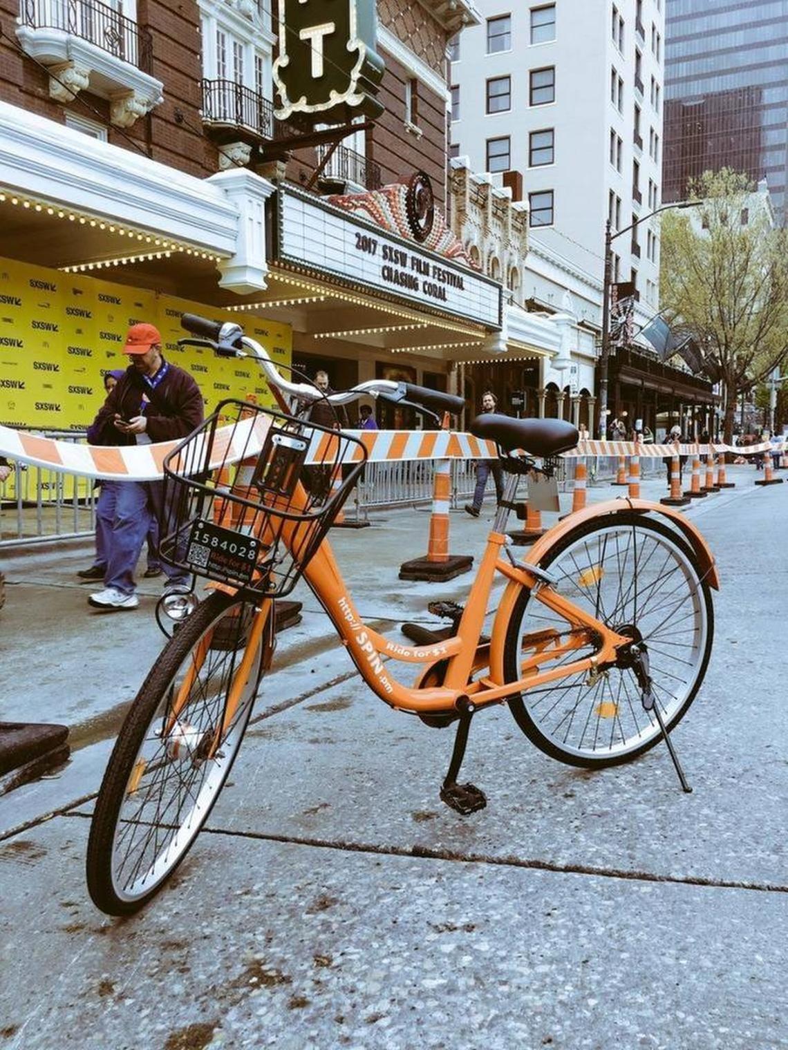 Spin has made exclusive deals with the cities of Doral and Miami Lakes to bring its orange bikes with solar-powered electronics and locks to South Florida.