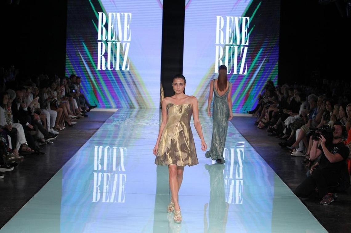 Rene Ruiz’s runway show at Miami Fashion Week in 2016. Ruiz is showing a new resort collection for the 2017 show this week.