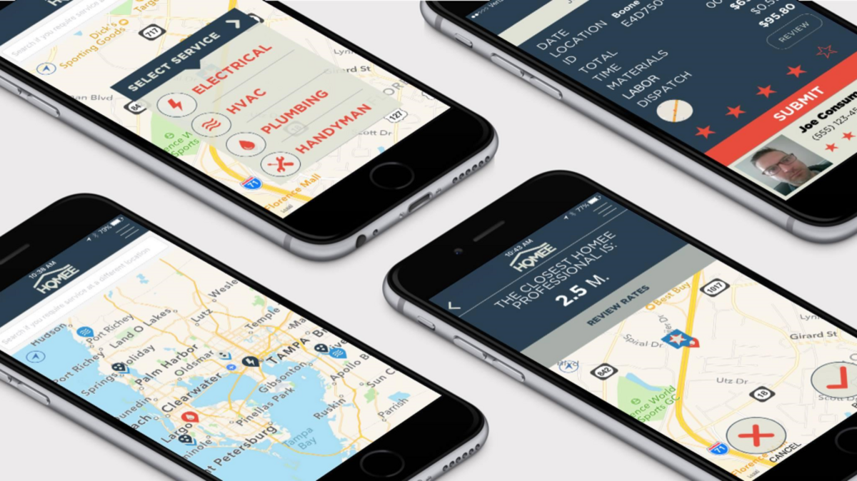 Homee on Demand, an app for finding and requesting home repair services, launched in South Florida this month.