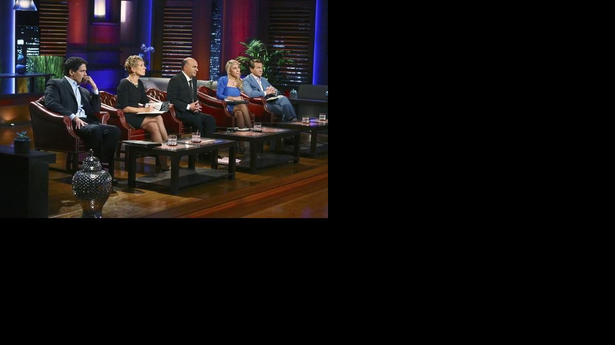 
ABC’s "Shark Tank" moguls, from left, Mark Cuban, Barbara Corcoran, Kevin O'Leary, Lori Greiner and Robert Herjavec. 

