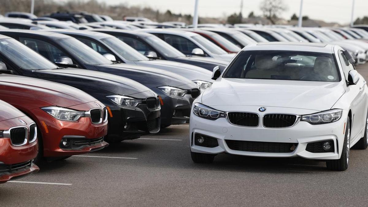 A lineup of 3 Series sedans at a BMW dealership in Highlands Ranch, Colo. President Donald Trump has until Saturday, May 18, to decide if imported BMWs and Toyota truck parts are a threat to America’s national security.