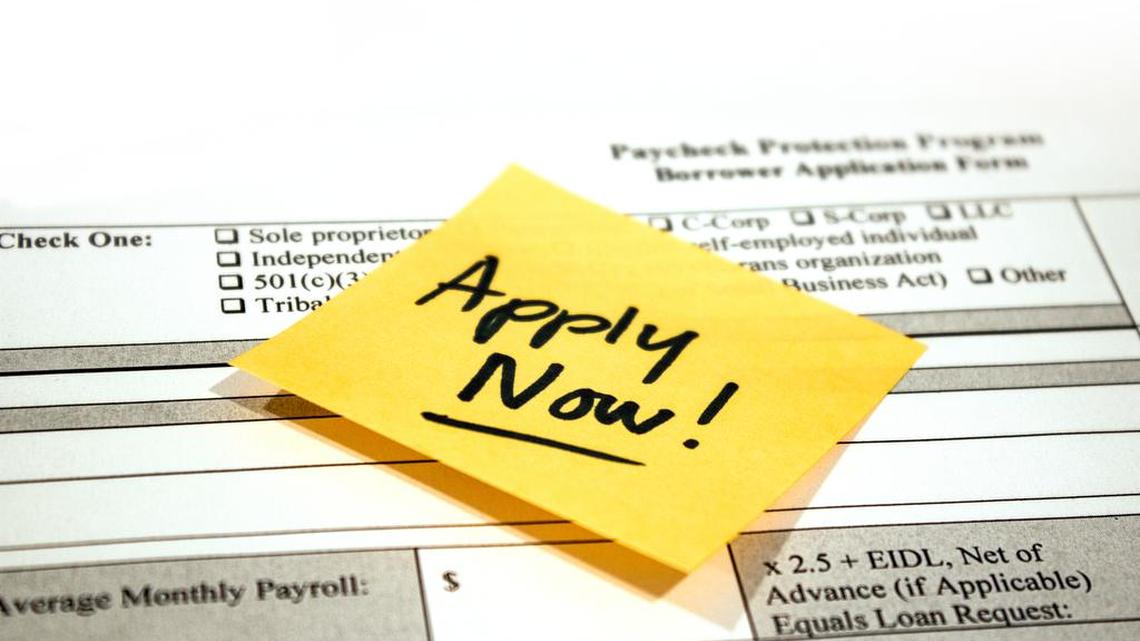 An application for the Paycheck Protection Program.
