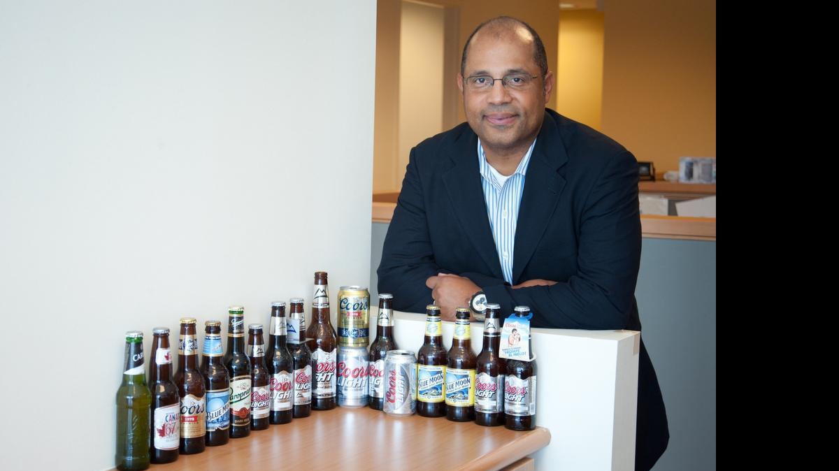 
Jorge Pita, director of business development Latin America and Caribbean for Molson Coors Brewing Company, at the regional headquarters in Aventura on July 8, 2015. 
