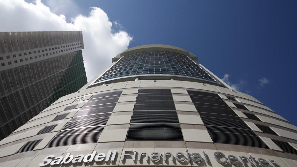 Sabadell United Bank’s headquarters at 1111 Brickell Ave. in Miami.