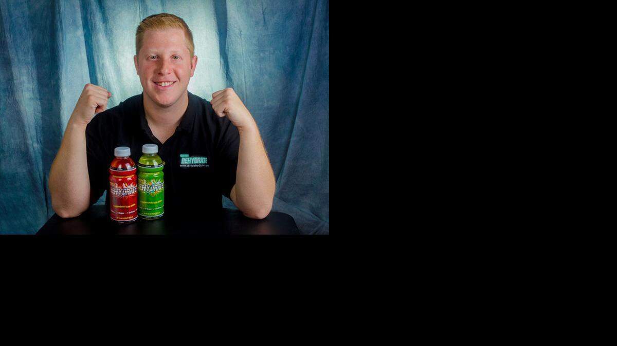 
A NO-SUGAR FOCUS: Zack Gottfried is CEO of Rehydrate, a startup based in Boca Raton.
