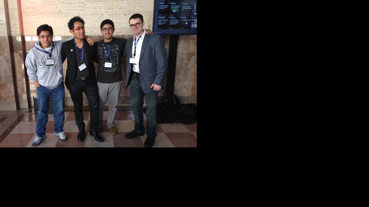 <cutline_leadin>Master Branch: </cutline_leadin>Uwe Cerron, Irvin Steve Cardenas, Juan Daniel Alvarado and Daniel Doherty.