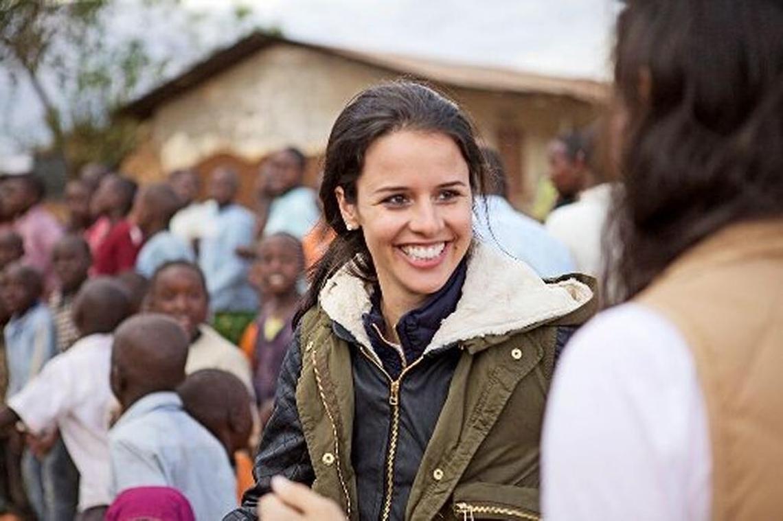 Trina Spear co-founded FIGS, which sells medical scrubs and gives a set of scrubs to a healthcare professional in an emerging market for every set it sells. So far FIGS has donated more than 75,000 sets.