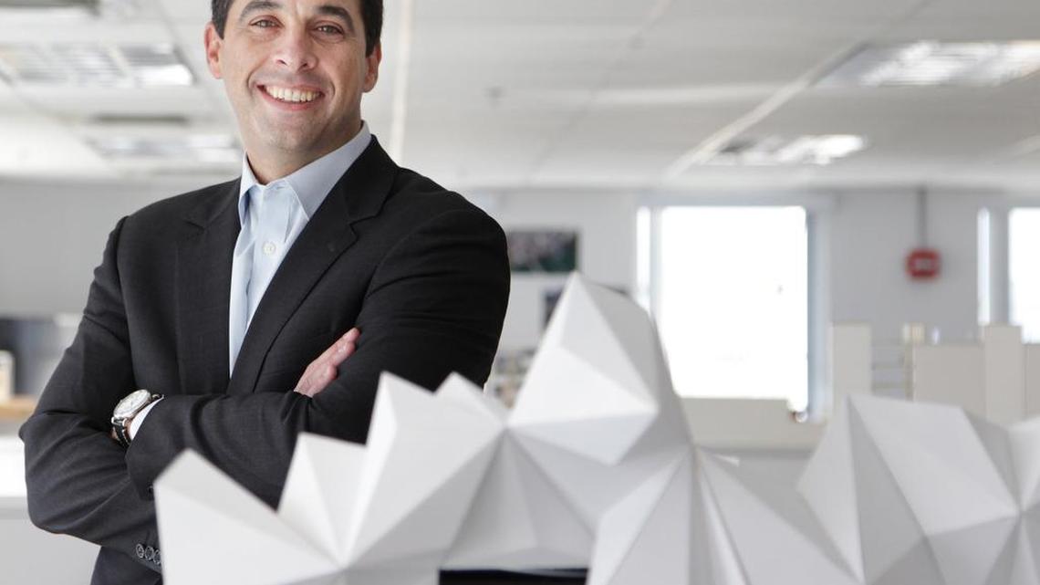 Matt Haggman, Miami program director of The John S. and James L. Knight Foundation, in FIU’s new CARTA Innovation Lab at its grand opening in Miami Beach. Haggman, who has led efforts to develop the region into a tech hub, said the progress made in the past year has been very encouraging.