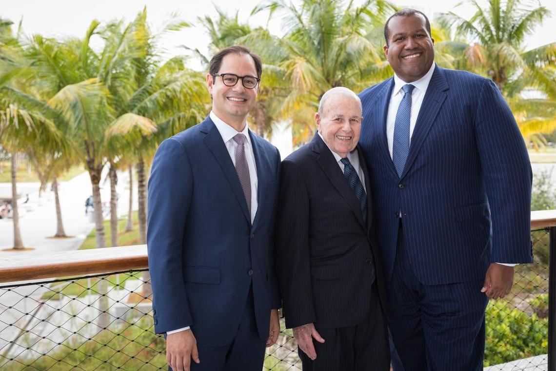 Yosbel Ibarra, Larry Hoffman and Jaret Davis of Greenberg Traurig.