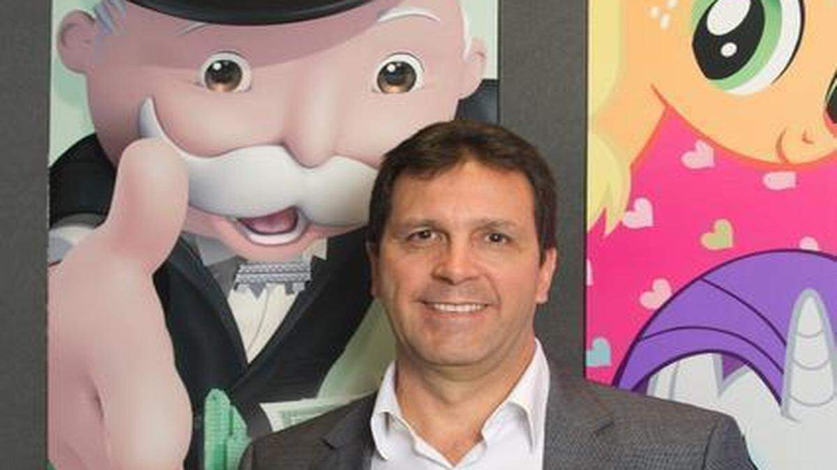 
STRATEGY PLAYER: Augusto Brambilla leads Hasbro’s Latin America operations from the company’s offices in the Miami area. 
