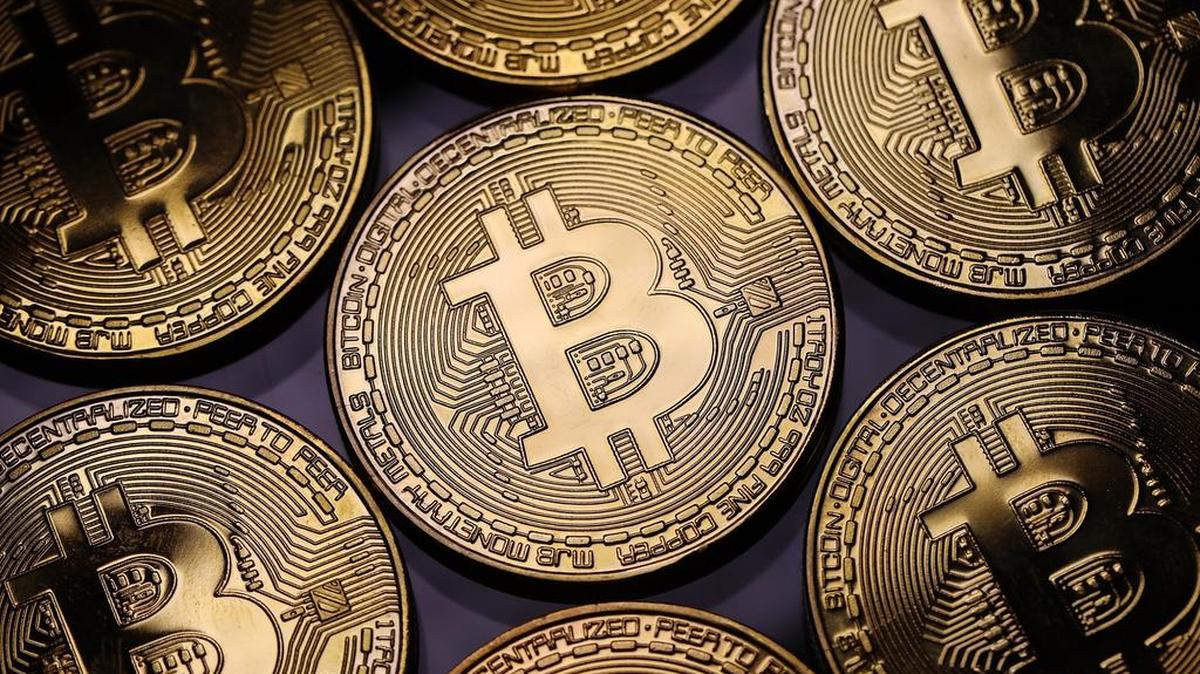 A visual representation of the digital cryptocurrency, Bitcoin. Last week, in a matter of 36 hours, BitCoin jumped 25 percent to over $15,000. It is up 1,000 percent this year.