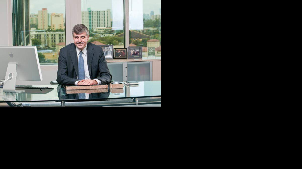 
Working around the world: Claudio Muruzabal, CEO of NEORIS, which has its international headquarters in Miami. The company is a subsidiary of CEMEX.
