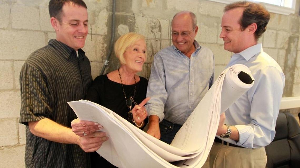 Aaron Stadlen, Ilene Stadlen, Art Stadlen and Joe Stadlen, of Intertech Construction Corp. in Hollywood on Nov. 11. The family business that does luxury and high-end buildouts and interior customization for the retail and restaurant industry.