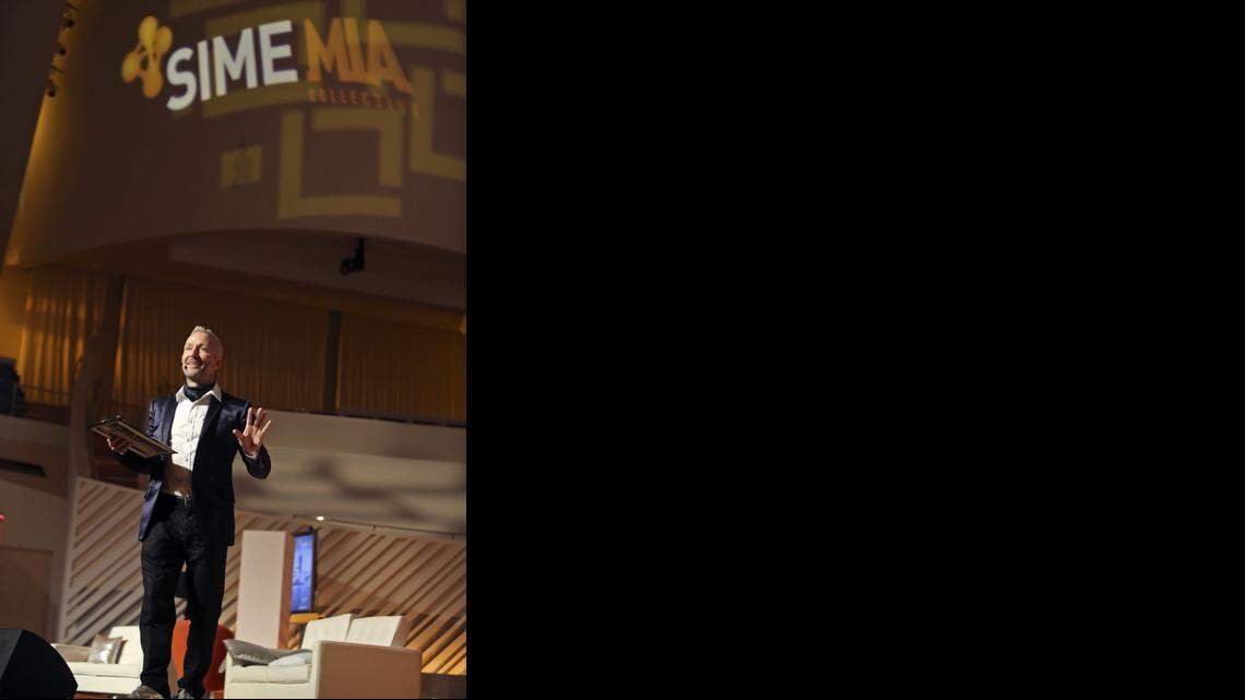 
EMCEE: Ola Ahlvarsson will host Sime MIA, a tech conference with some only-in-Miami twists, Dec. 1-3. He is shown here during the 2013 event.


