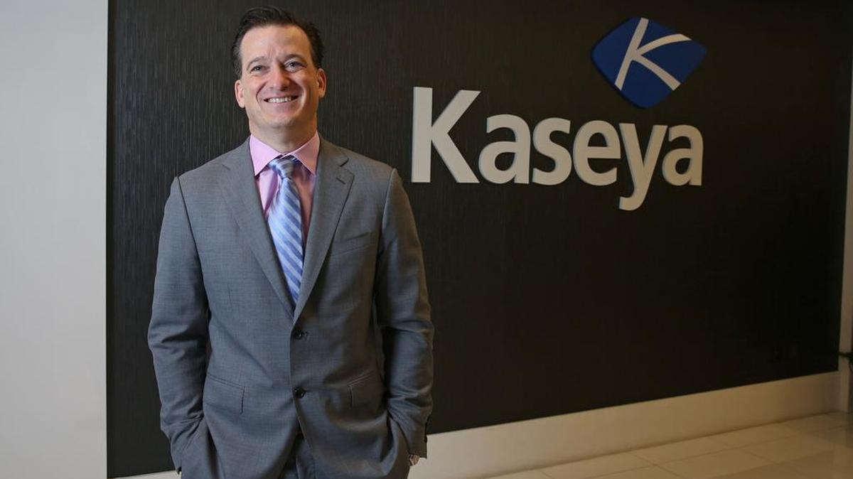 Fred Voccola es el presidente ejecutivo de Kaseya, una empresa con sede en Miami que ofrece a sus clientes servicios de monitoreo y gestión remota de tecnología informática.