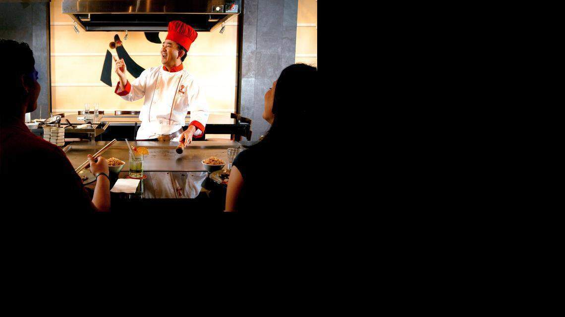 
Katsuo Gibo in the Benihana in Miramar, Florida, in 2010. 
