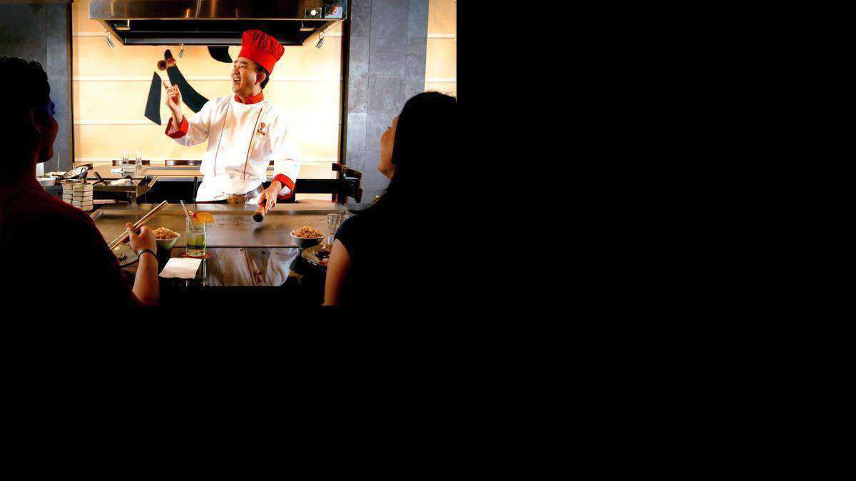 
Katsuo Gibo in the Benihana in Miramar, Florida, in 2010. 
