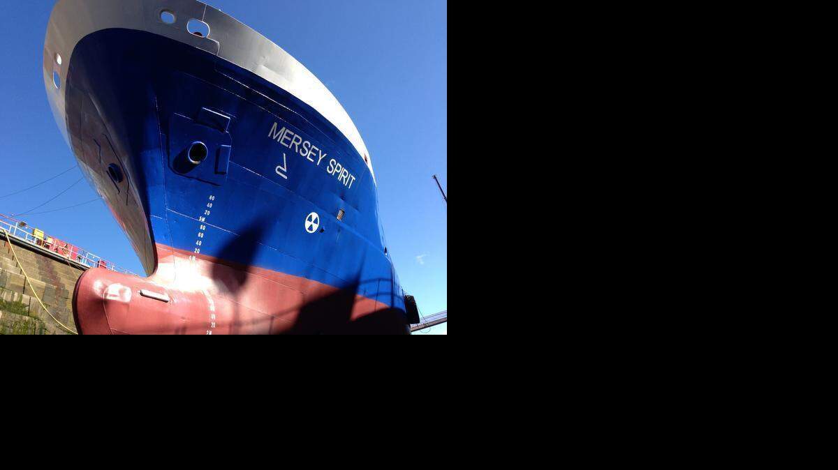 
Mersey Spirit, one of the bunker vessels operated by World Fuel.
