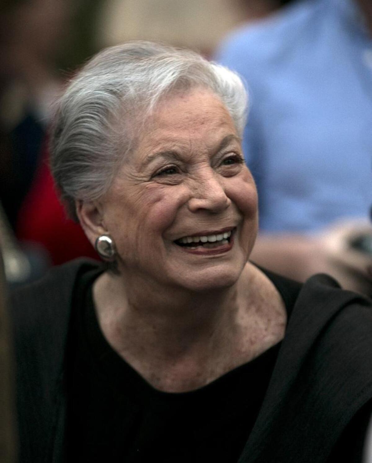 Ruth Shack chats with friends prior to receiving the Cultural Champion Award on Tuesday February 9, 2016. The award was presented by Gibraltar Private Bank & Trust. Shack — a philanthropic leader, civil rightr champion and three-term Miami Dade County commissioner — recognizes the potential impact that planned tax reform could have on local nonprofits.