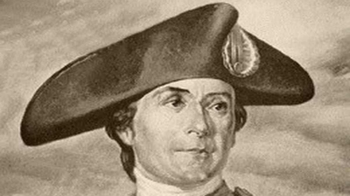 
JOHN PAUL JONES: When the commander’s frigate was struck in battle and afire, he refused to give up — and won the fight. 
