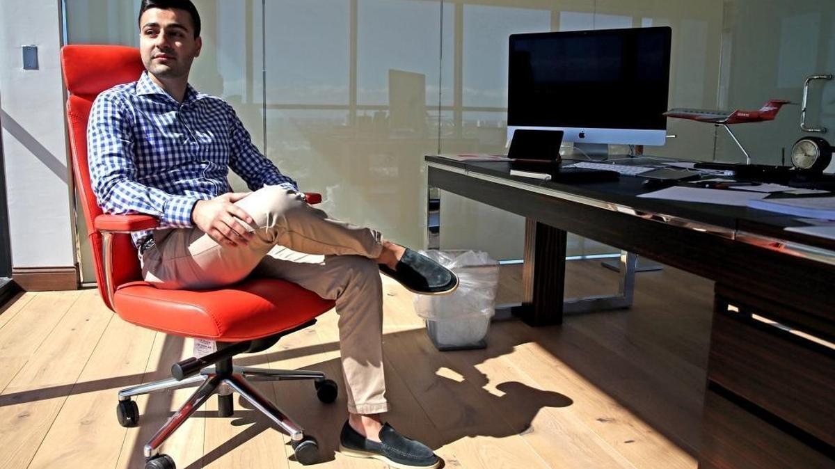 Sergey Petrossov is the 28-year-old CEO of Fort Lauderdale-based JetSmarter, a private jet transportation marketplace that launched in 2013, in his Fort Lauderdale office on Jan. 31, 2017.