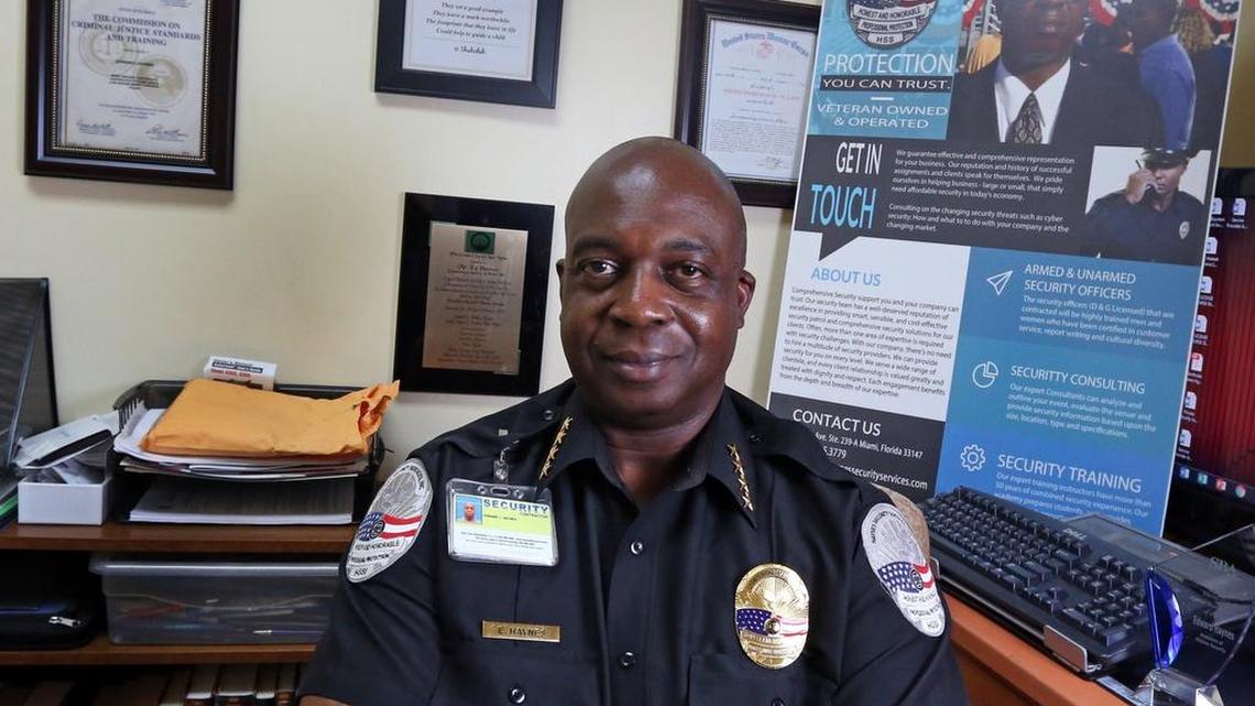 “We’re a business and we’re built for service,” Ed Haynes said of his company, Haynes Security Services. “But I also want to help my employees become complete persons so they can survive on their own.”