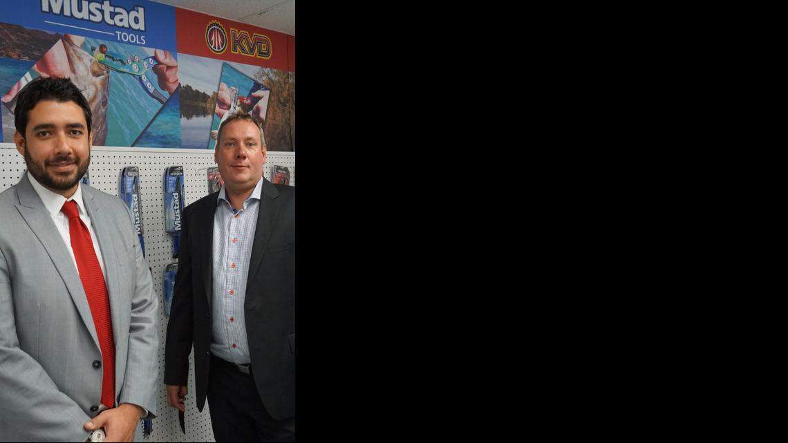 
Juan Gutiérrez, market manager, and Magnus Gunnarsson, Mustad’s vice president for the Americas.
