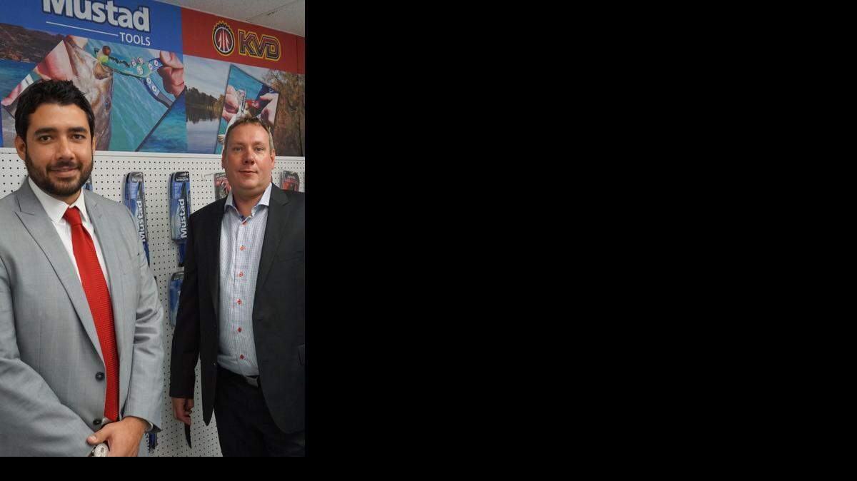 
Juan Gutiérrez, market manager, and Magnus Gunnarsson, Mustad’s vice president for the Americas.
