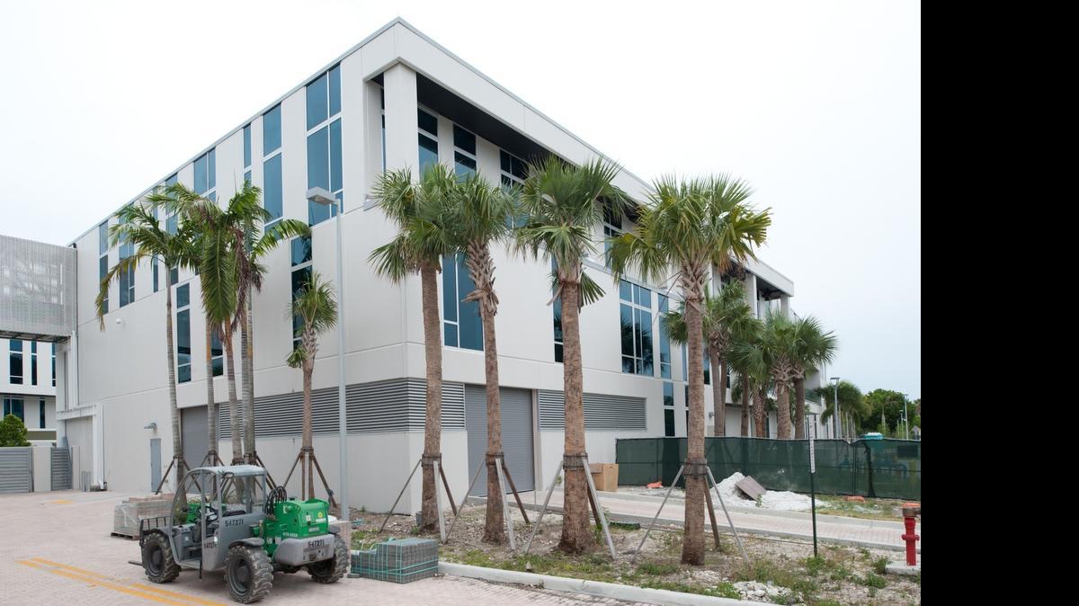 
A view of the police station part of the City of Miami Gardens Municipal Complex project in Miami Gardens, Tuesday, June 2, 2015. The project is being managed by Skanska USA Building.
