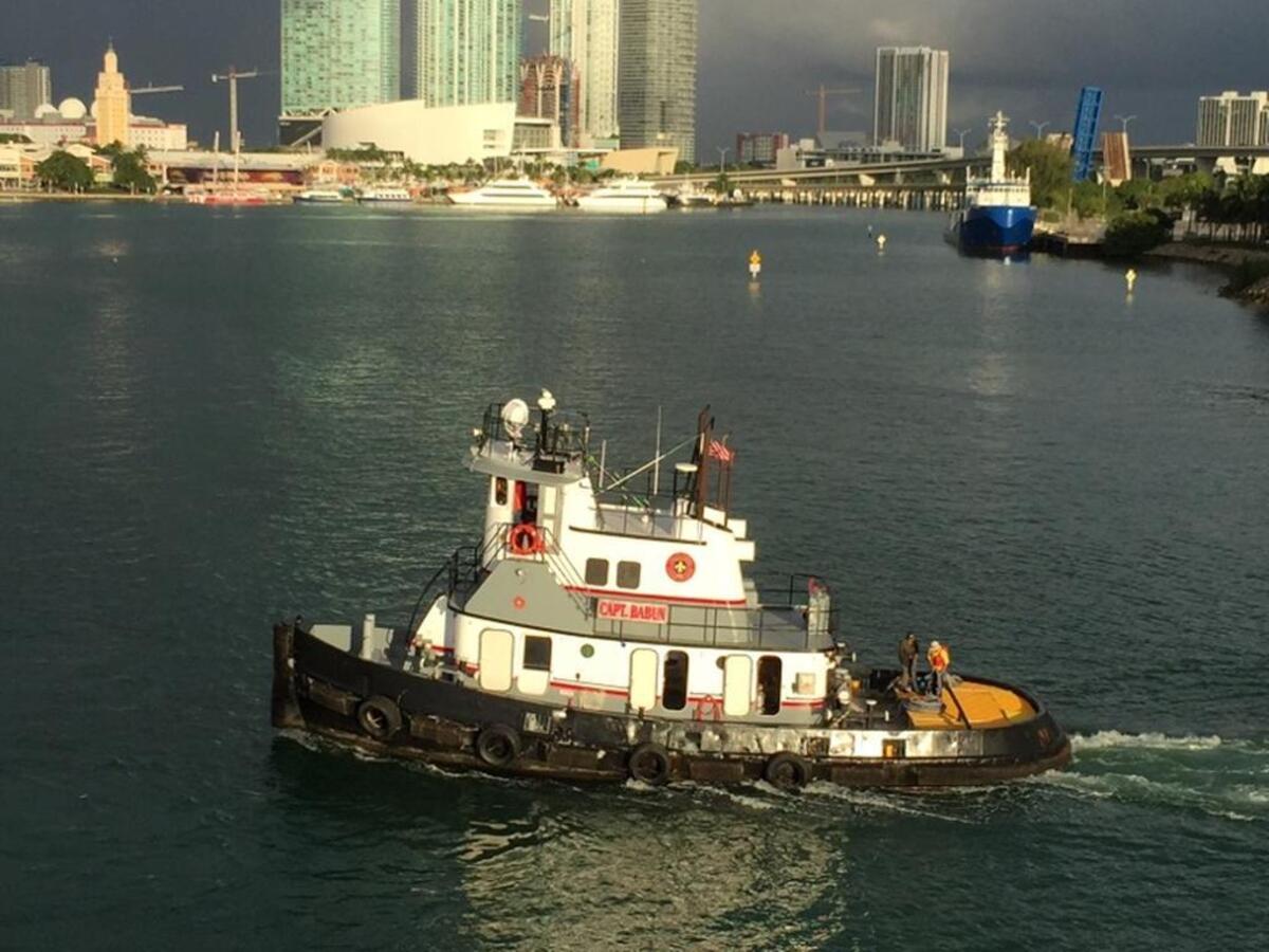 The Capt. Babun is Antillean’s most powerful tugboat: It’s 62 feet long with a breadth of 24 feet, and its engine has a horsepower of 1,450.