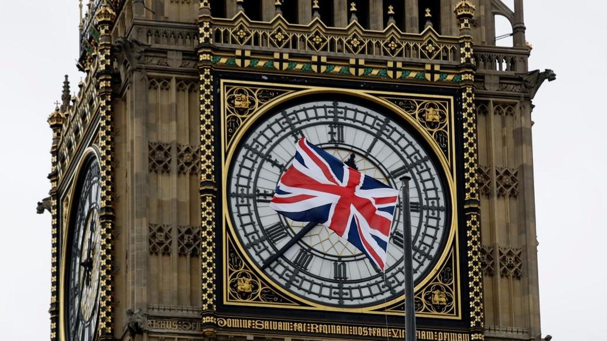 A Union Flag flies in front of ‘Big Ben’ at the Houses of Parliament in London. Britain’s government will begin the process of leaving the European Union on March 29.