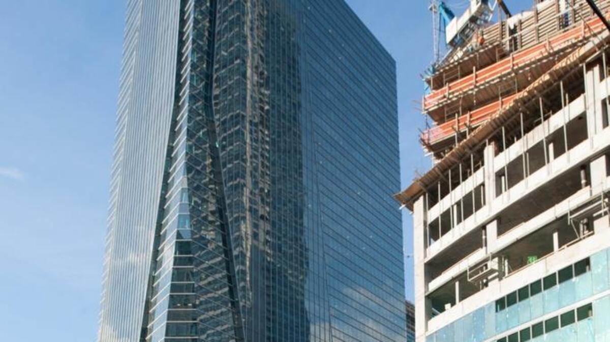 A view of 1450 Brickell Ave., Miami, home to regional headquarters for Chase Bank, on Dec. 9.