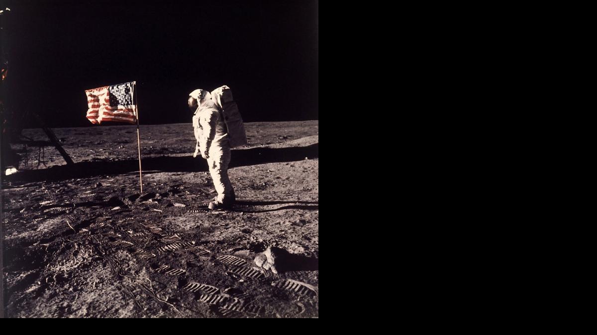 <cutline_leadin>LUNAR WONDER:</cutline_leadin> This July 20, 1969, photo provided by NASA shows astronaut Buzz Aldrin on the moon during the Apollo 11 mission. Space memorabilia makes a good gift for enthusiasts.