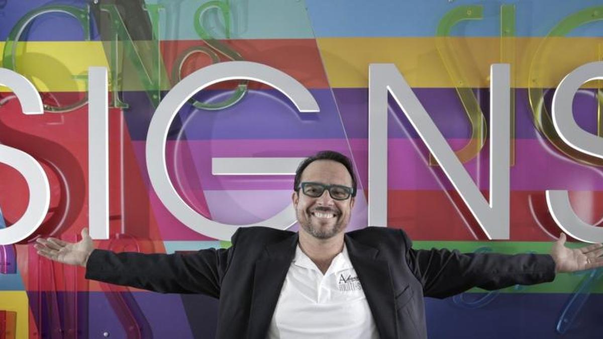 Ariel Pedrosa is president of Advanced Multi Sign, which he founded. The Hialeah-based company designs and builds commercial signs for restaurants, banks, gas stations and other businesses. Pedrosa, who graduated from acting school in Cuba, came to the United States when he was 24.