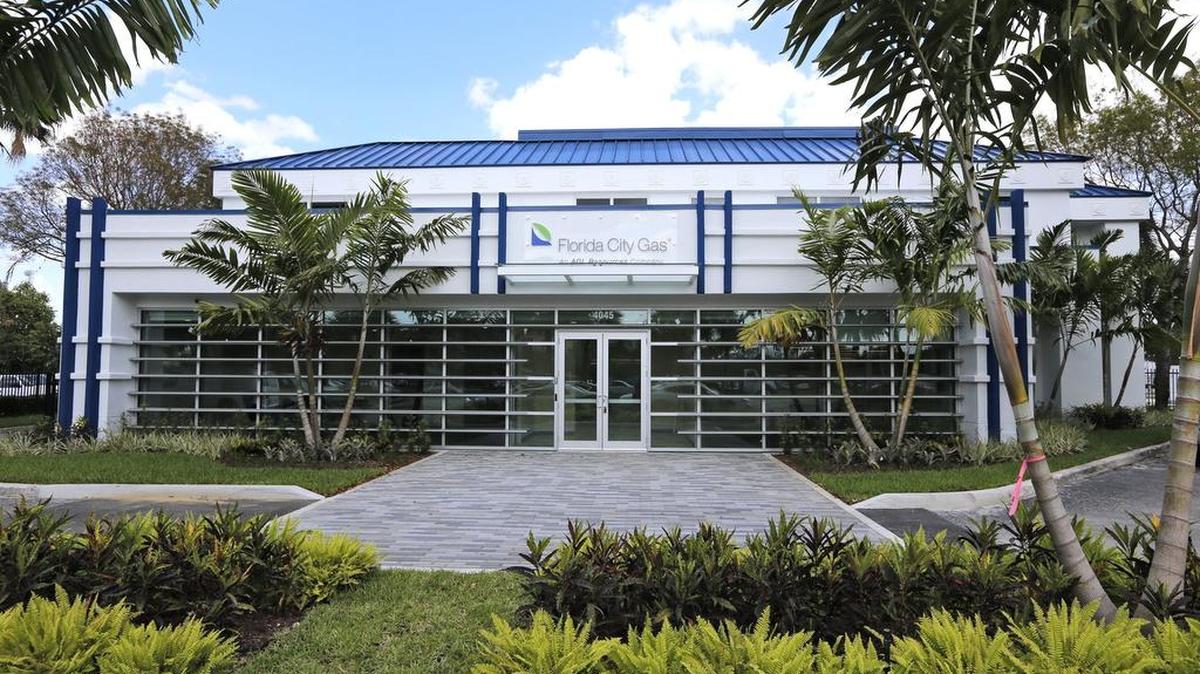 Florida City Gas headquarters at 4045 NW 97th Ave. in Doral. The company recently moved here from Hialeah.