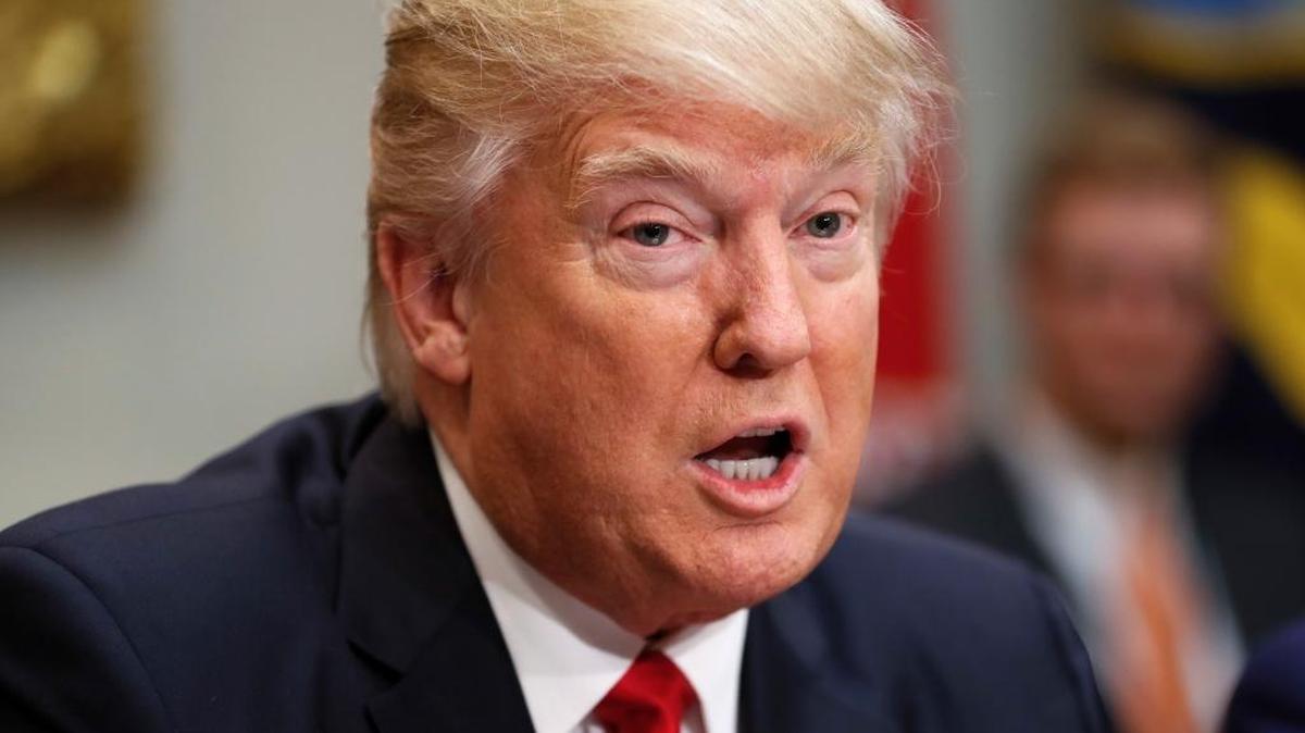 President Donald Trump speaks during his meeting with House and Senate legislators in the Roosevelt Room of the White House on Feb. 2. On Jan. 27, his administration released the executive order entitled “Protecting the Nation From Foreign Terrorist Entry Into the United States.”