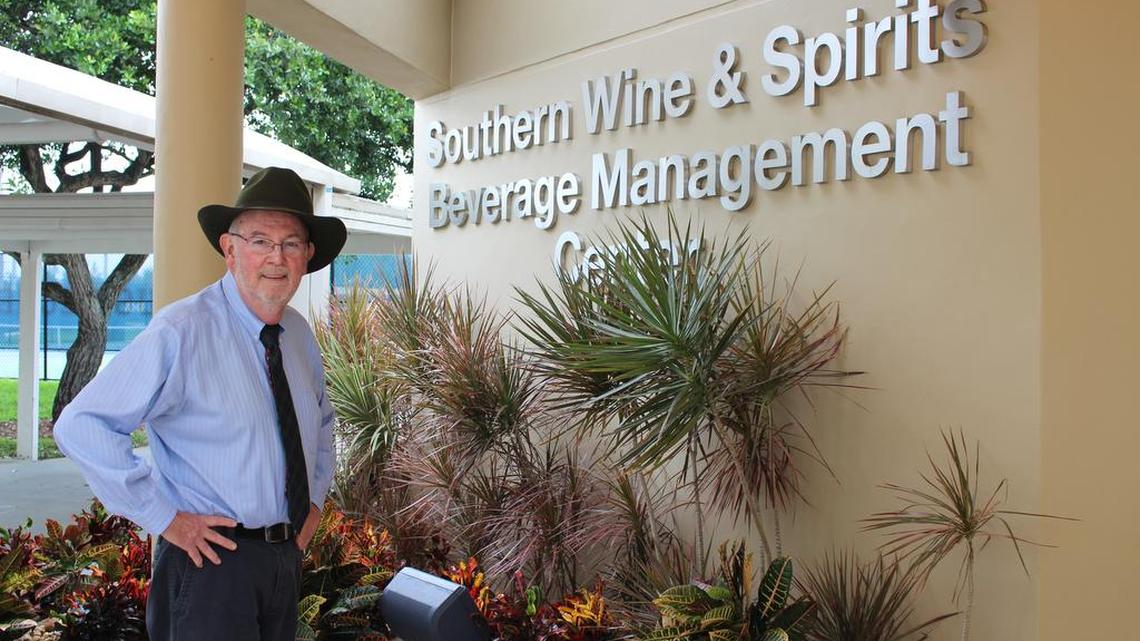 Patrick ‘Chip’ Cassidy at The Southern Wine and Spirits Beverage Management Center, which opened in 1999 on FIU’s Biscayne Bay in North Miami.