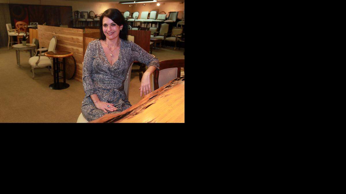 <cutline_leadin><TypographyTag1>COMPANY TAKES PRIDE IN ‘DEDICATION TO OUR CLIENTS’:</TypographyTag1> </cutline_leadin>Jenny Vance, president of Astoria Compass, is in the company’s showroom in Pompano Beach.