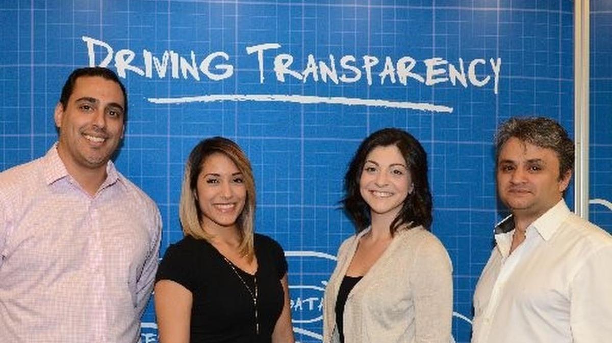 Showroom Logic’s Chief Financial Officer Carlos Vilchez, Senior Director of Client Services Danielle Reyes, Director of Product Services Alejandra Del Valle and Senior Vice President of Operations Bob Anasori.